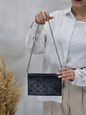 کیف دوشی زنانه زنجیردار طرح لویی ویتون (LV)