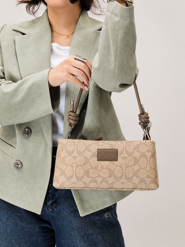 کیف دوشی زنانه کشیده Coach New York با طراحی لوکس